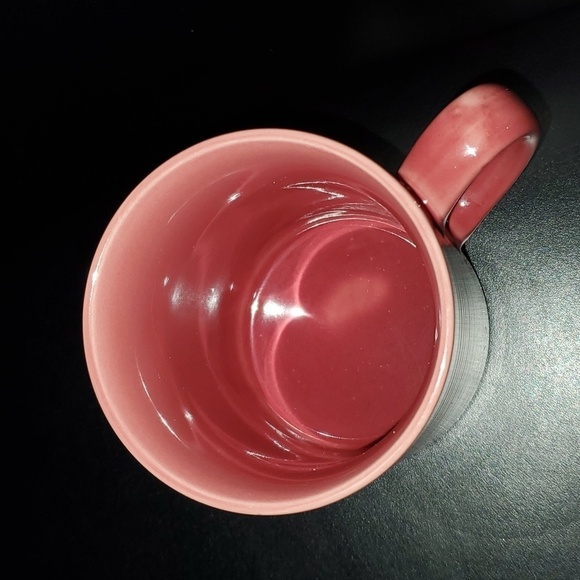 2 JAPANESE PINK Mauve Ombre horizontal lined mug cup mugs cups - Picture 5 of 8